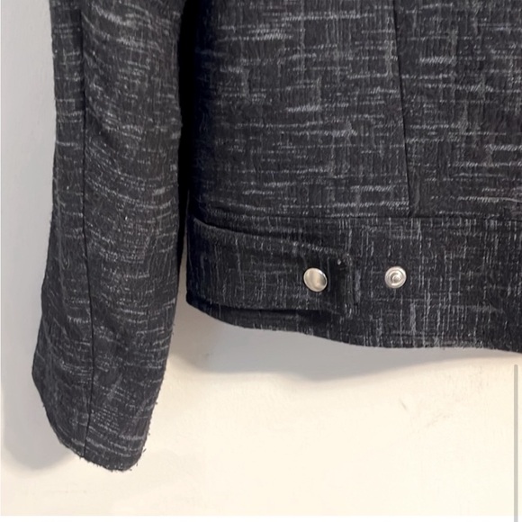 REISS Bomber Sherpa shearling collar jacket - Picture 6 of 10